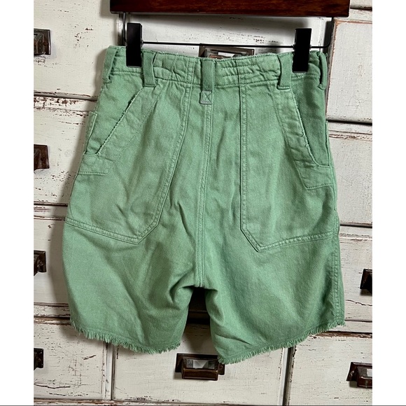 Anthropologie Pilcro Slouchy Surplus Green Shorts 26 - Picture 6 of 11